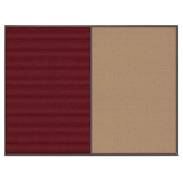 Triple Door Radius Corkboard, 72"X48", B